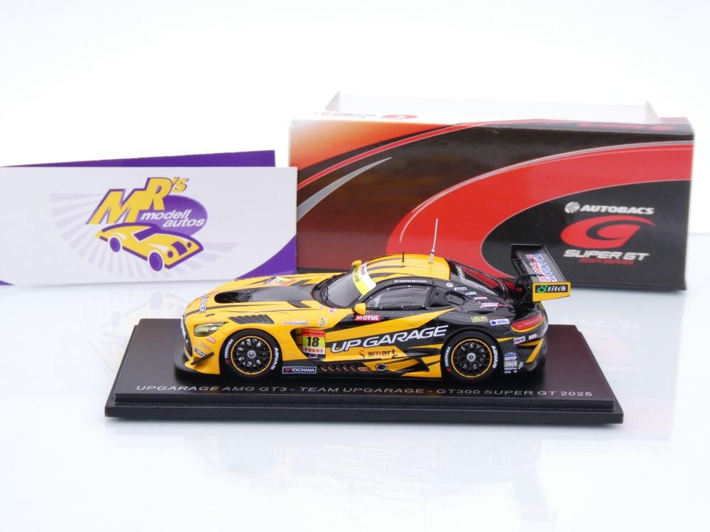 Spark 43SGT25018 # Mercedes-AMG GT3 #18 GT300 Super GT 2025 " UP Garage " 1:43