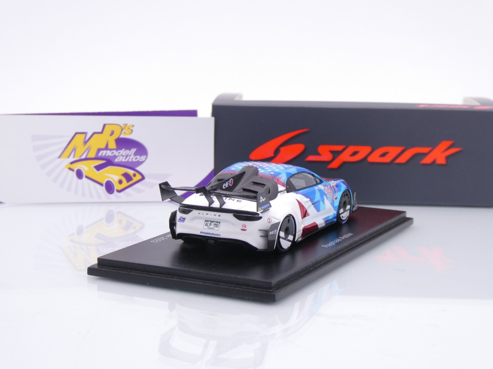 Spark S5449 # Alpine A110 GT4 Evo 3rd Pikes Peak Hill Climb 2023 " Astier " 1:43