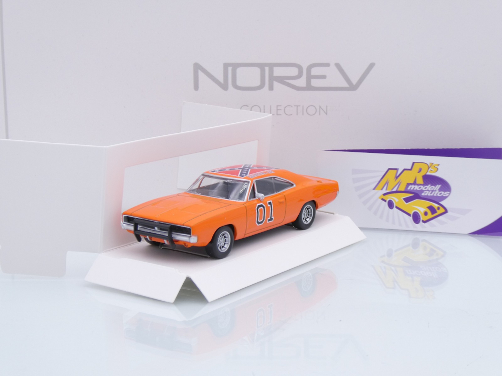 Norev 950003 # Dodge Charger #01 Bj. 1969 " General Lee / Dukes of Hazard " 1:43