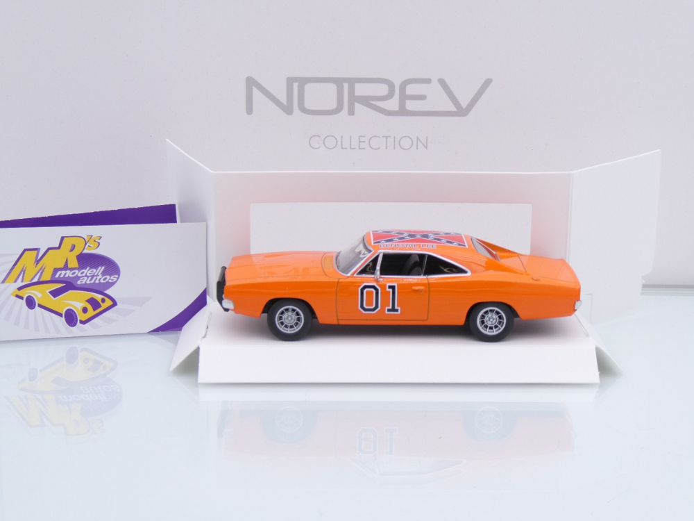 Norev 950003 # Dodge Charger #01 Bj. 1969 " General Lee / Dukes of Hazard " 1:43