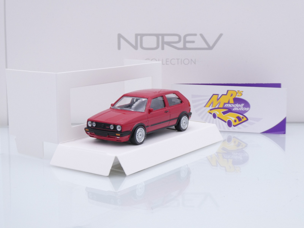 Norev 840062 # Volkswagen VW Golf II GTI G60 Baujahr 1989 " dunkelrot " 1:43