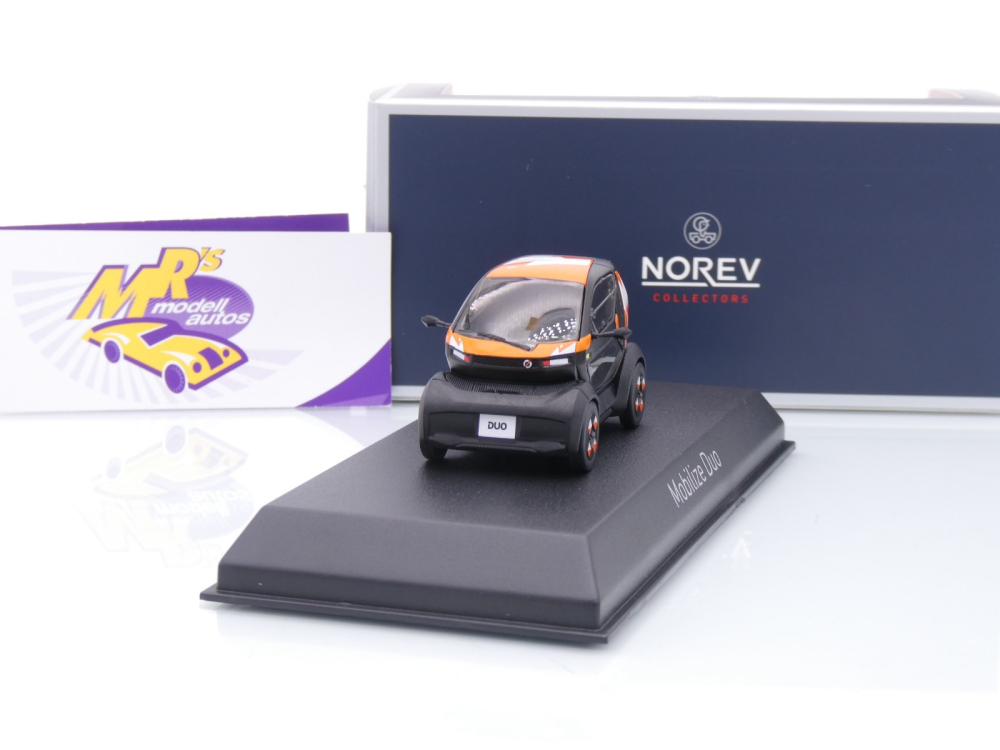 Norev 519920 # Mobilize Duo Elektro Baujahr 2025 " orange-weiß " 1:43