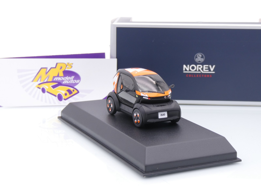 Norev 519920 # Mobilize Duo Elektro Baujahr 2025 " orange-weiß " 1:43