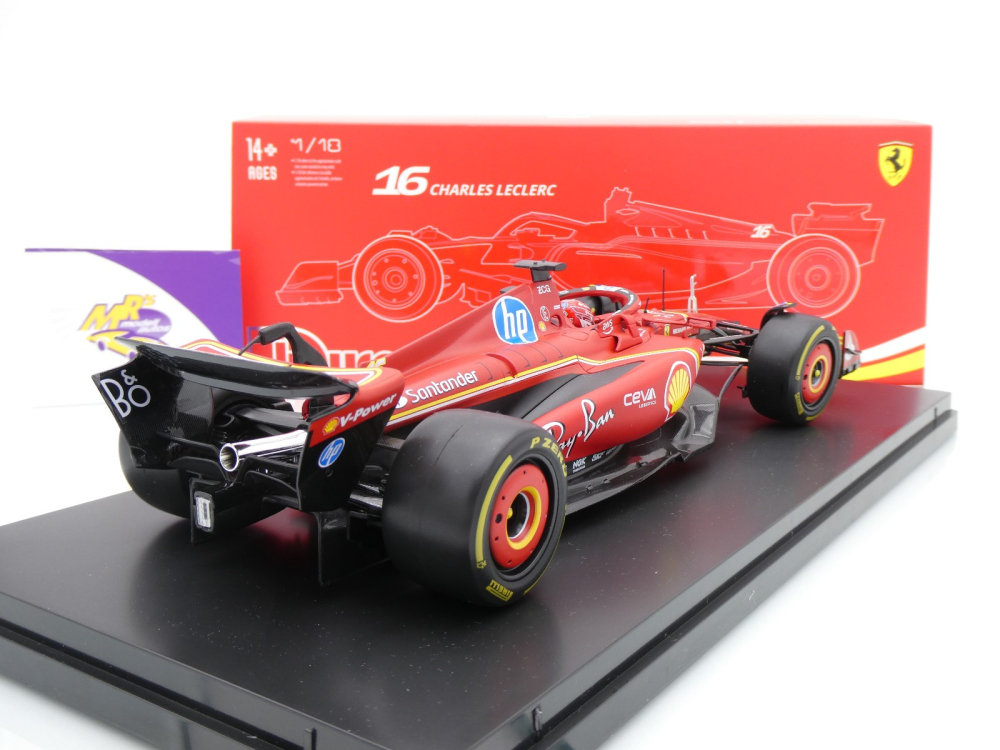 Bburago 18-16821 # Ferrari SF-24 F1 #16 Imola GP 2024 " Charles Leclerc" 1:18