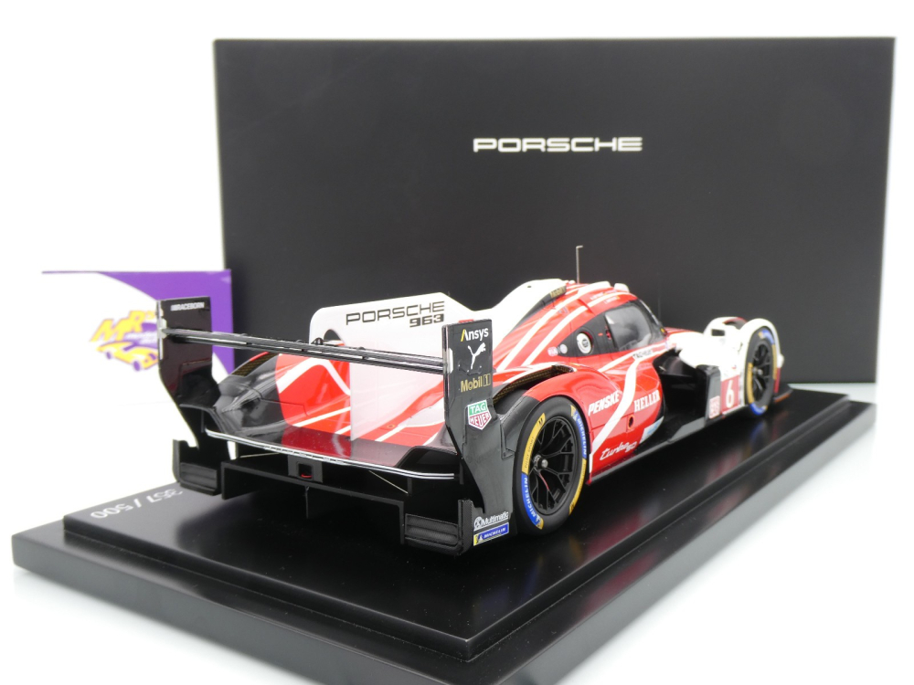 Spark WAP0217010S963 # Porsche 963 #6 Pole 4th 24h Le Mans 2024 " Team Penske " 1:18