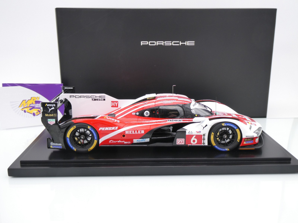Spark WAP0217010S963 # Porsche 963 #6 Pole 4th 24h Le Mans 2024 " Team Penske " 1:18