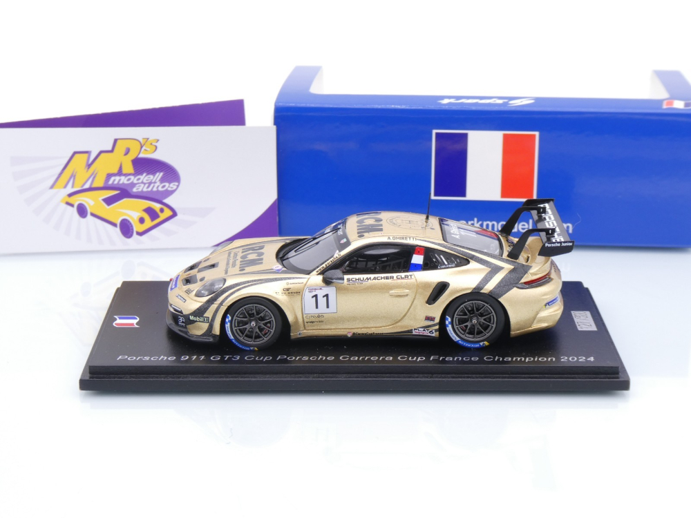 Spark SF331 # Porsche 911 GT3 Carrera Cup France Champion 2024 " Ghiretti " 1:43