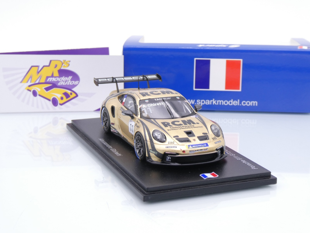 Spark SF331 # Porsche 911 GT3 Carrera Cup France Champion 2024 " Ghiretti " 1:43
