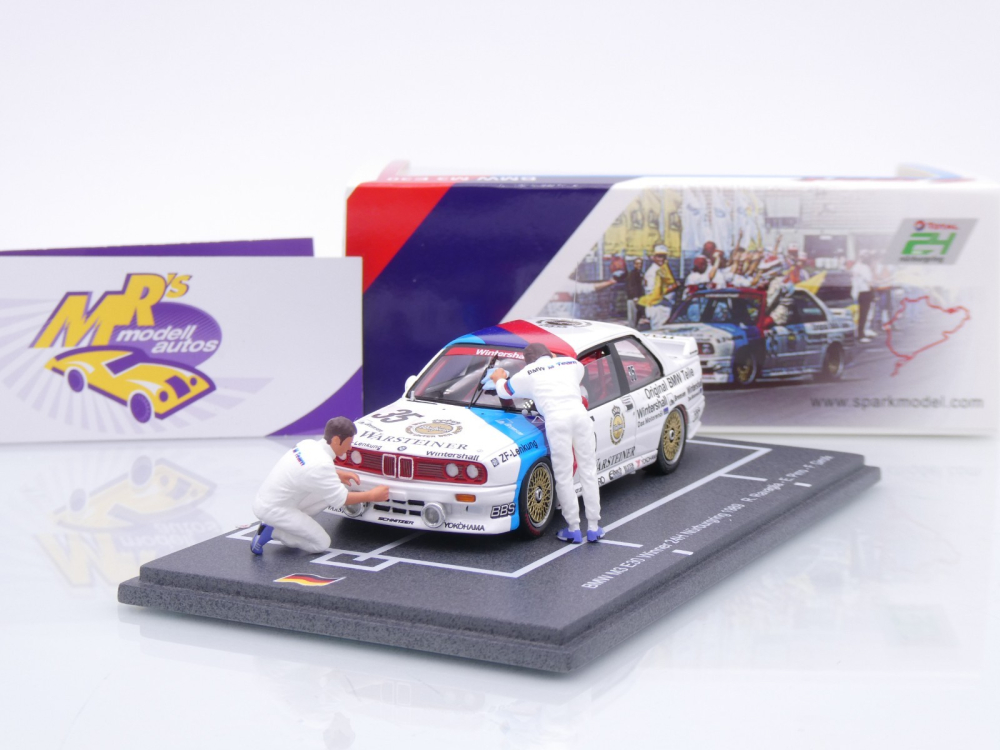 Spark 43NUR1989 # BMW M3 E30 24h Nürburgring 1989 " Team Warsteiner Schnitzer " 1:43