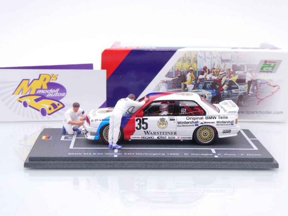 Spark 43NUR1989 # BMW M3 E30 24h Nürburgring 1989 " Team Warsteiner Schnitzer " 1:43