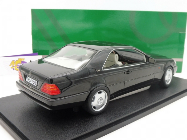 Cult CML079-2 # Mercedes Benz 600 SEC C140 Baujahr 1992 " schwarzmetallic " 1:18