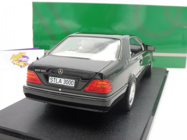 Cult CML079-2 # Mercedes Benz 600 SEC C140 Baujahr 1992 " schwarzmetallic " 1:18