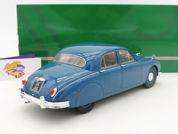 Cult CML047-2 # Jaguar 2.4 Liter MK 1 Limousine Baujahr 1955 in " blau " 1:18