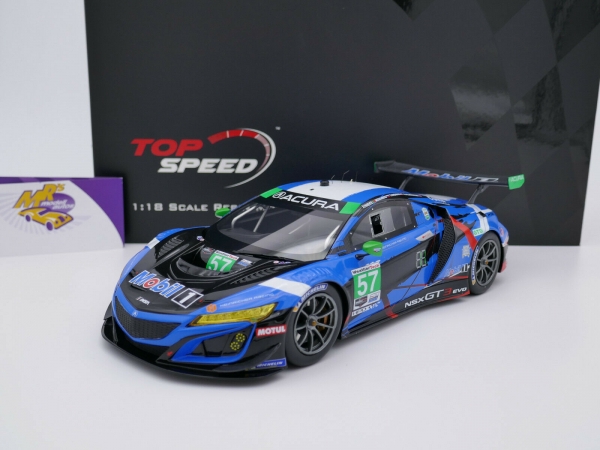 Top Speed TS0311 # Acura NSX GT3 Evo IMSA 24h. Daytona 2020 " Heinricher Racing " 1:18