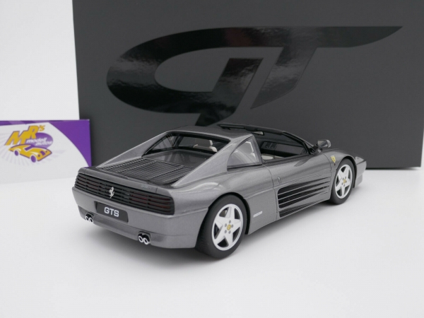 GT-Spirit GT332 # Ferrari 348 GTS Spyder Baujahr 1993 " grau metallic " 1:18