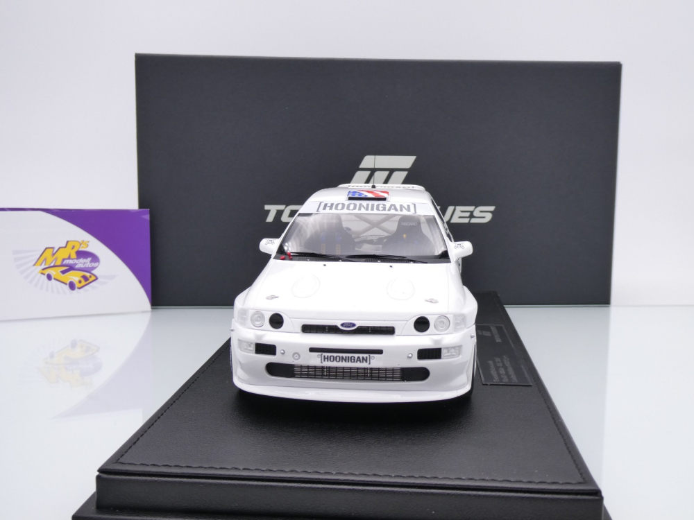 Top Marques TOP147A # Ford Escort RS Cosworth weiß #43 " Ken Block Hoonigan " 1:18