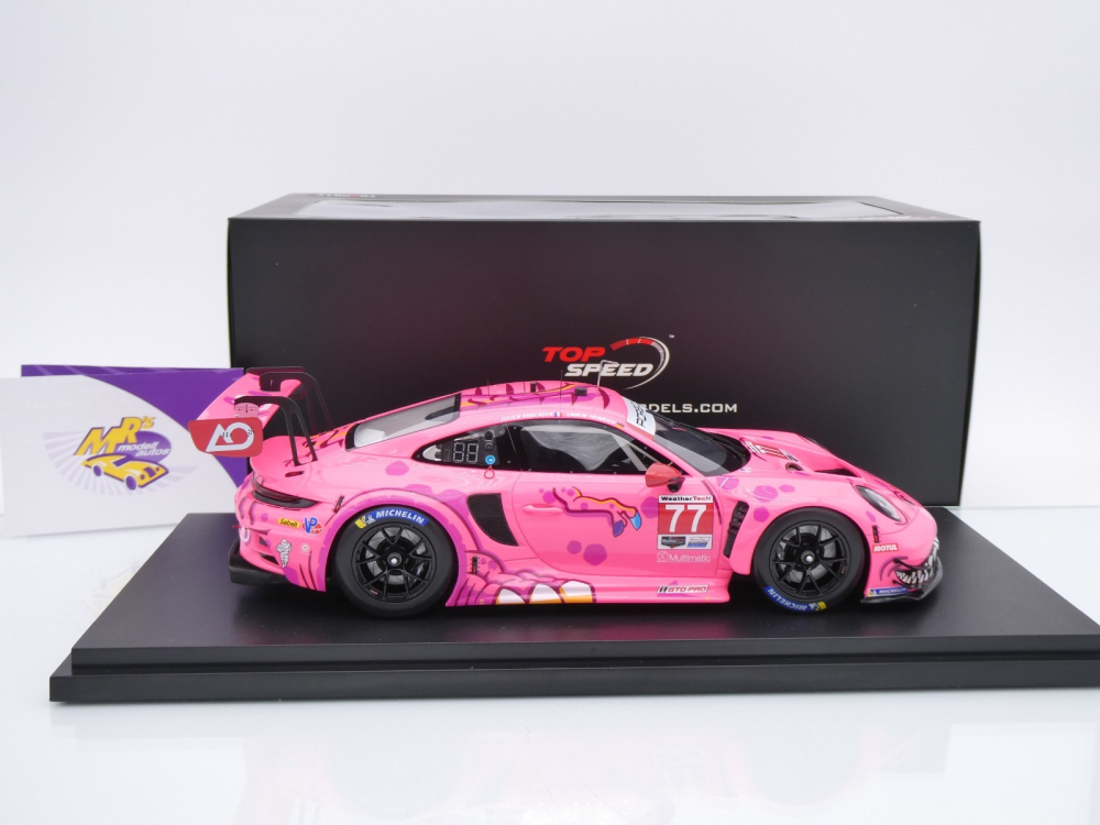 Top Speed TS0617 # Porsche 911 GT3 #77 Road America 2024 " ROXY AO Racing " 1:18
