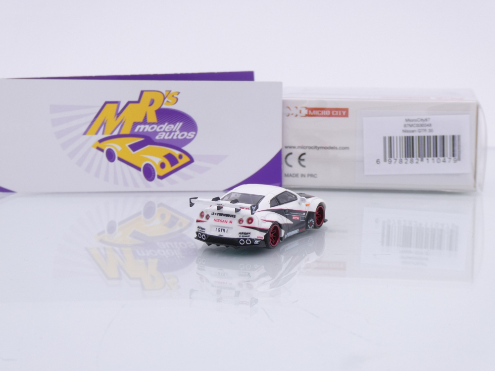 Micro City  Herpa 87MC000048 # Nissan Skyline GTR R35 Baujahr 2007 " Liberty Walk " 1:87
