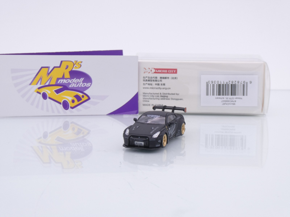 Micro City  Herpa 87MC000037 # Nissan Skyline GTR R35 Baujahr 2007 " Liberty Walk " 1:87
