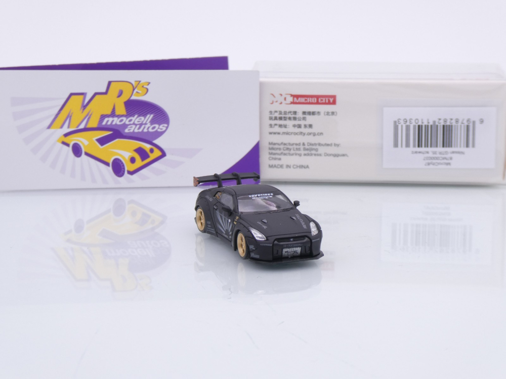 Micro City  Herpa 87MC000037 # Nissan Skyline GTR R35 Baujahr 2007 " Liberty Walk " 1:87