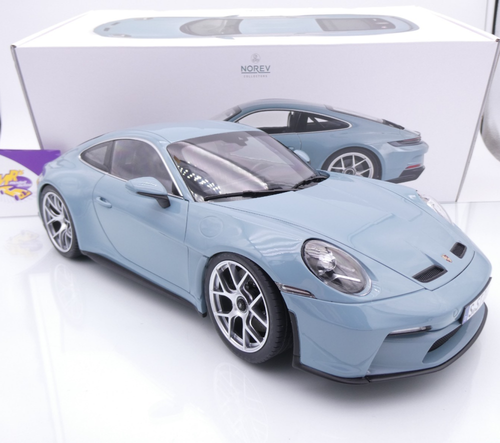Norev 127550 # Porsche 911 (992) S/T Coupe Baujahr 2023 " meissenblau " 1:12