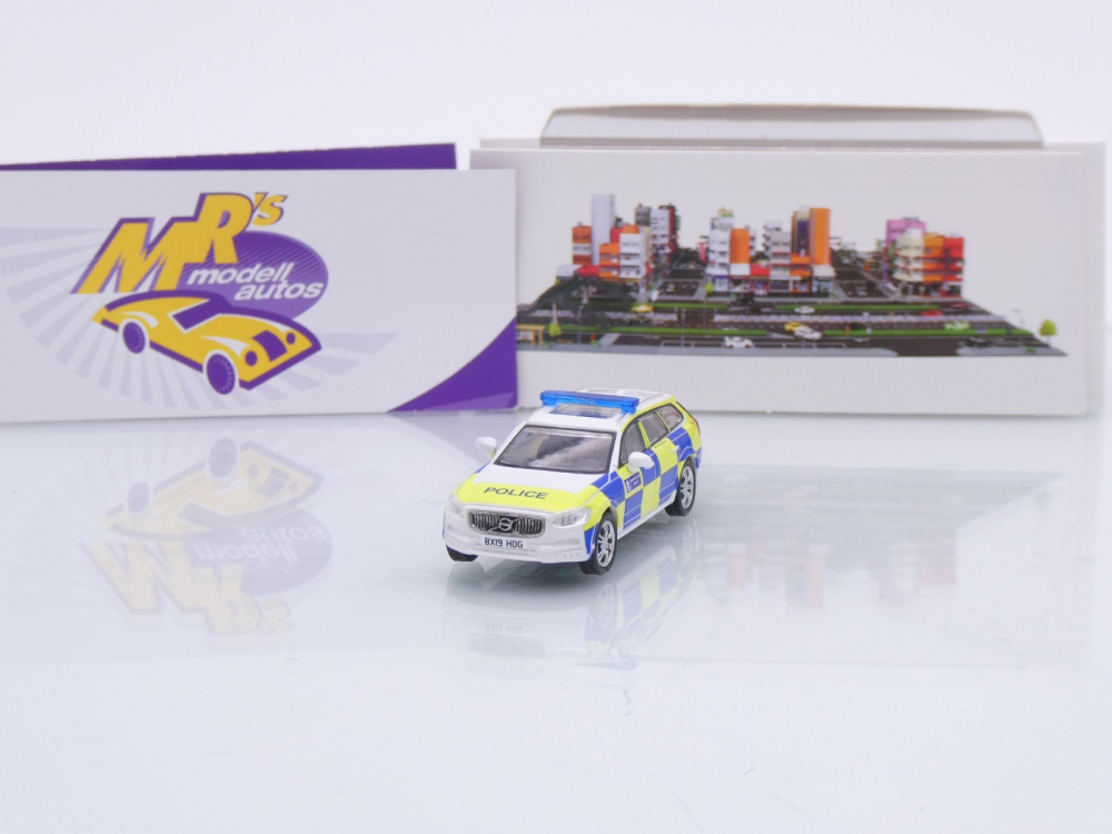 Micro City Herpa 87MC000022 # Volvo V90 Kombi Baujahr 2017 " Poilce England " 1:87