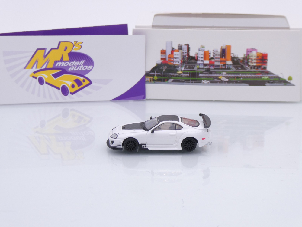 Micro City  Herpa 87MC000029 # Toyota Supra Baujahr 1993-2002 " weiß-schwarz " 1:87