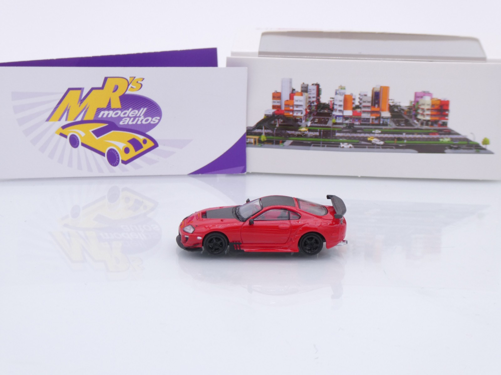 Micro City Herpa 87MC000016 # Toyota Supra Baujahr 1993-2002 " rot-schwarz " 1:87