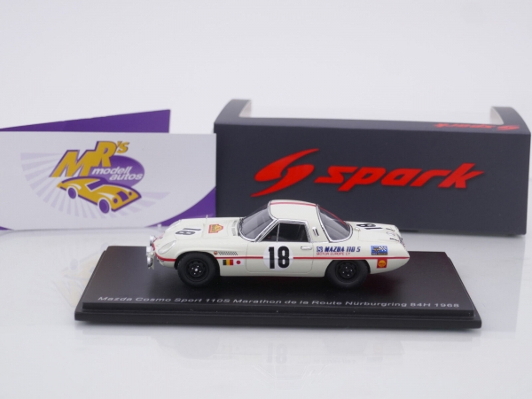 Spark S2860 # Mazda Cosmo Sport 110S 84h Nürburgring 1968 " M. Katakura " 1:43
