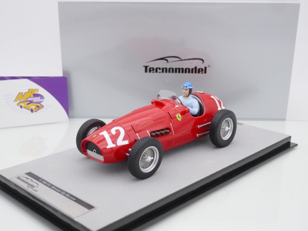 Tecnomodel TM18-66A # Ferrari 500 Nr.12 F2 Winner Monza GP 1952 " Alberto Ascari " 1:18