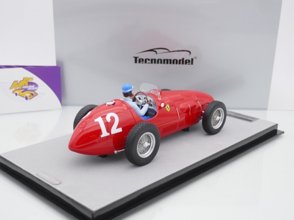 Tecnomodel TM18-66A # Ferrari 500 Nr.12 F2 Winner Monza GP 1952 " Alberto Ascari " 1:18