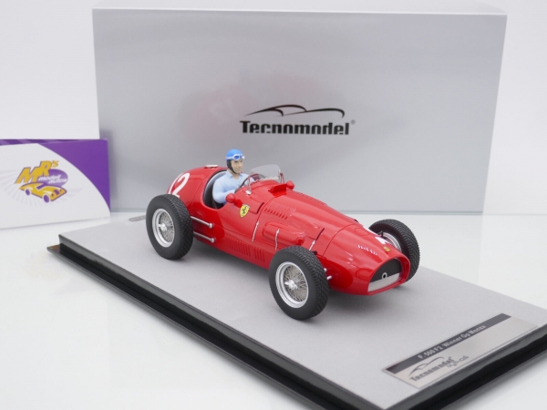 Tecnomodel TM18-66A # Ferrari 500 Nr.12 F2 Winner Monza GP 1952 " Alberto Ascari " 1:18