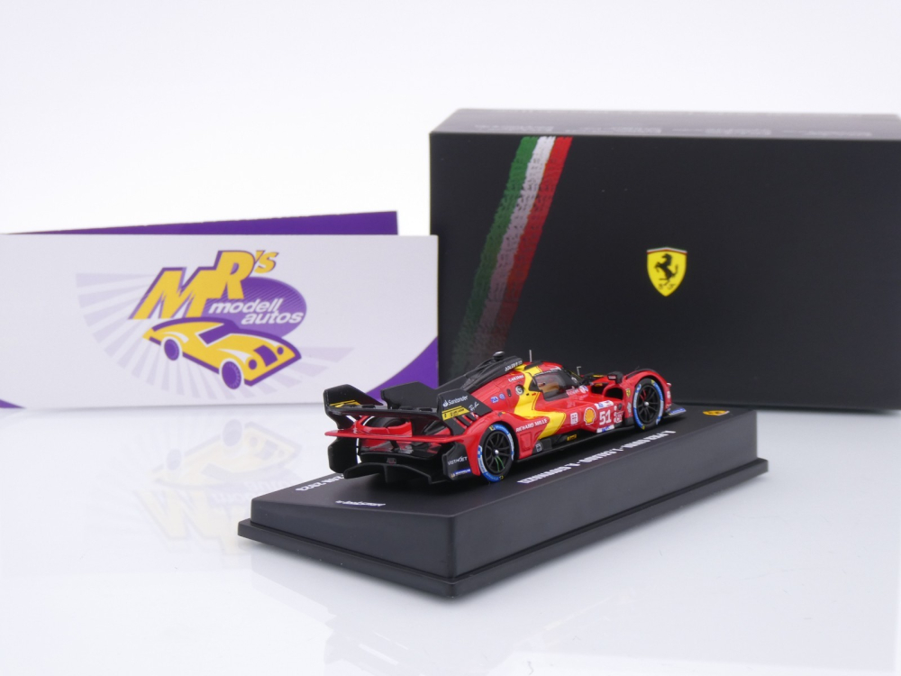 Look Smart LS64001LM # Ferrari 499P #51 Winner 24h Le Mans 2023 " Team AF Corse " 1:64