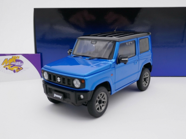 AUTOart 78502 # Suzuki Jimny (JB64) RHD Baujahr 2018 " brisk blaumetallic " 1:18