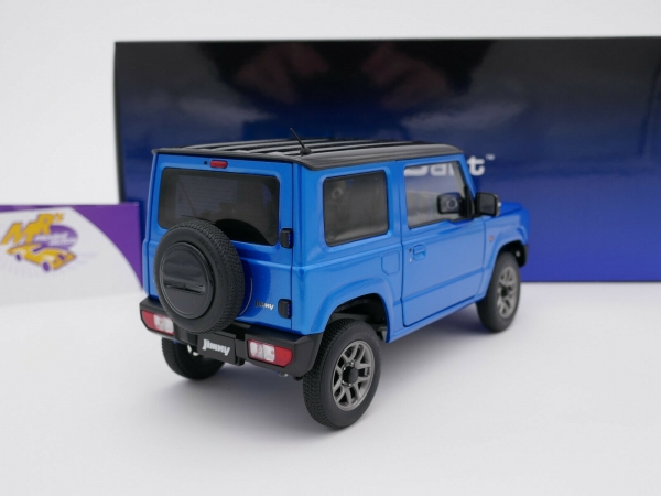AUTOart 78502 # Suzuki Jimny (JB64) RHD Baujahr 2018 " brisk blaumetallic " 1:18