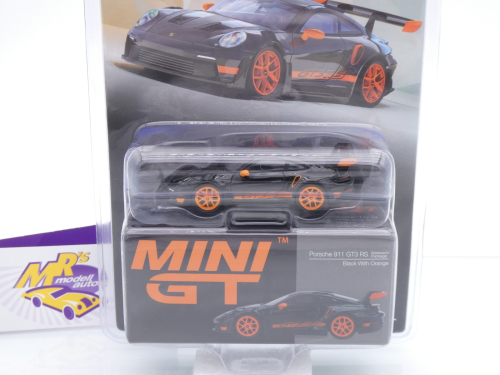 TSM MINI GT MGT01127-BL # Porsche 911 (992) GT3 RS " Essen Motorshow 2025 " 1:64