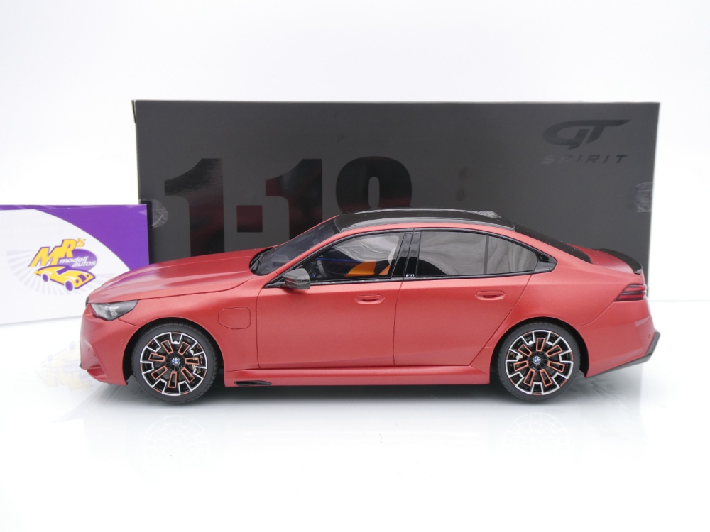 GT Spirit GT966 # BMW M5 (G90) Limousine Baujahr 2025 " Beach Frozen Orange Metallic " 1:18