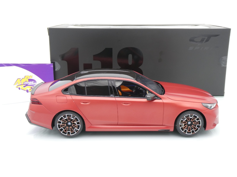 GT Spirit GT966 # BMW M5 (G90) Limousine Baujahr 2025 " Beach Frozen Orange Metallic " 1:18