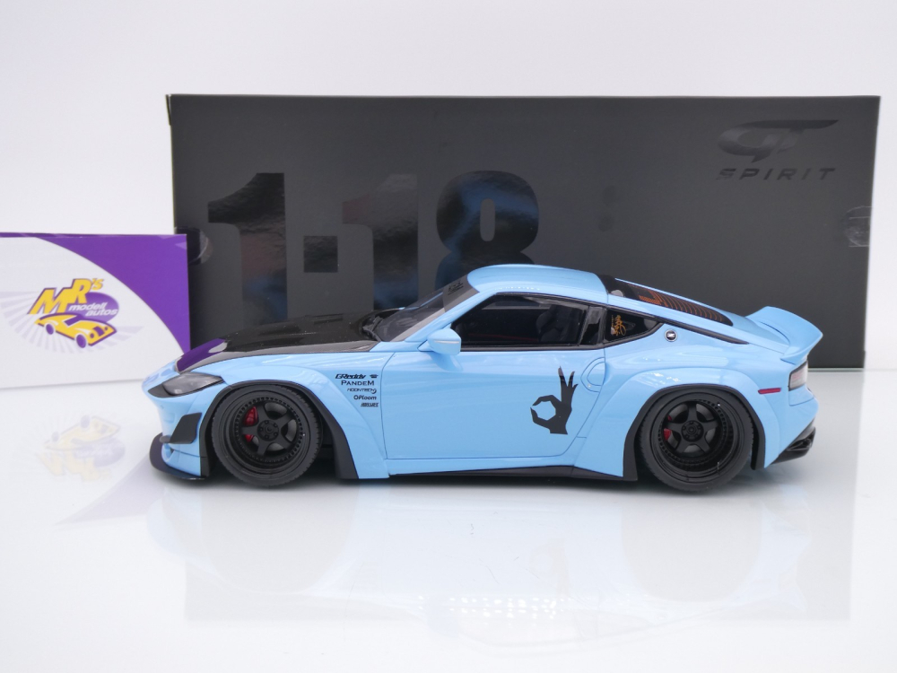 GT Spirit GT943 # Nissan Fairlady Z Pandem Baujahr 2025 " China Blue " 1:18
