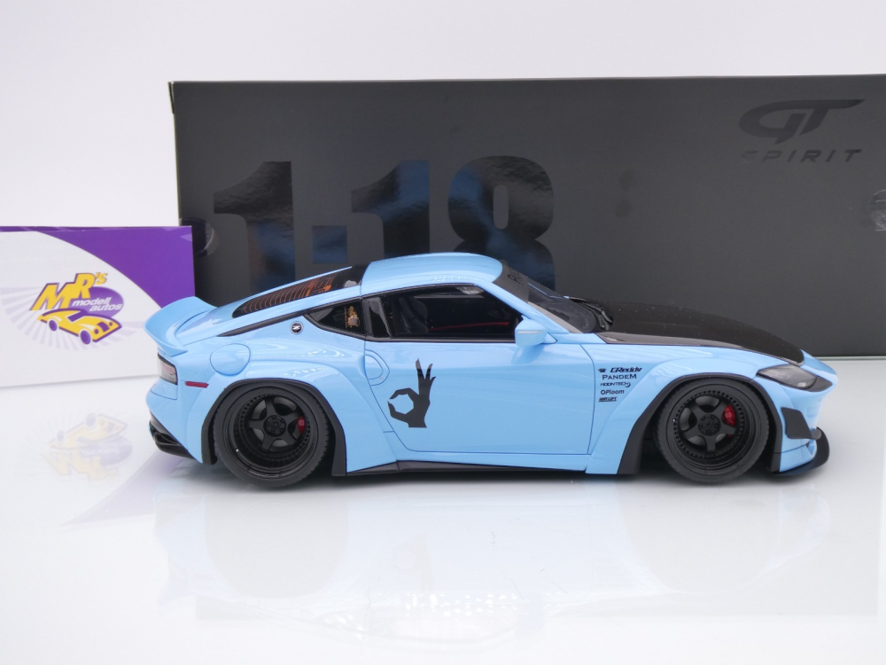 GT Spirit GT943 # Nissan Fairlady Z Pandem Baujahr 2025 " China Blue " 1:18