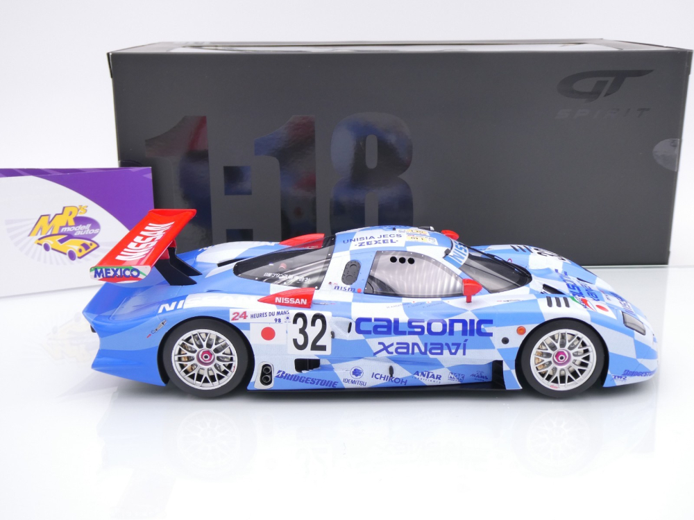 GT Spirit GT529 # Nissan R390 GT1 #32 24h Le Mans 1998 " Calsonic Xanavi " 1:18