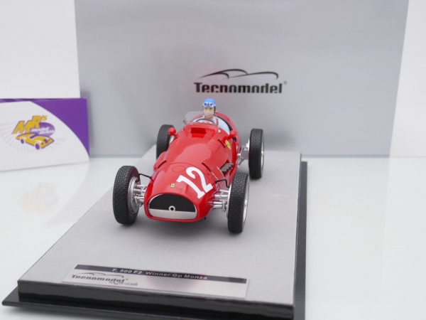 Tecnomodel TM18-66A # Ferrari 500 Nr.12 F2 Winner Monza GP 1952 " Alberto Ascari " 1:18