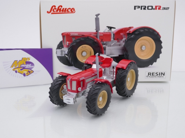 Schuco PRO.R 09146 # Schlüter Super 1500 TV Traktor Baujahr 1971 " rot " 1:32