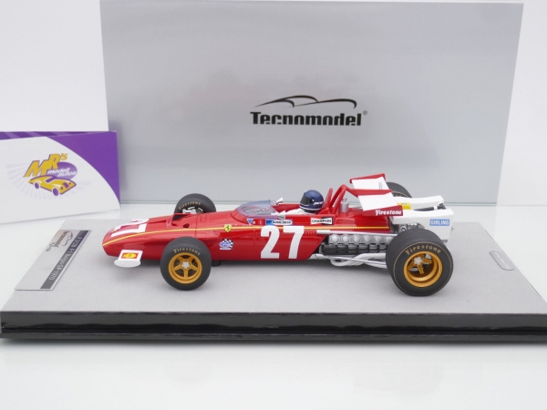 Tecnomodel TM18-64C # Ferrari 312B Nr.27 F1 Belgien GP 1970 " Jacky Ickx " 1:18