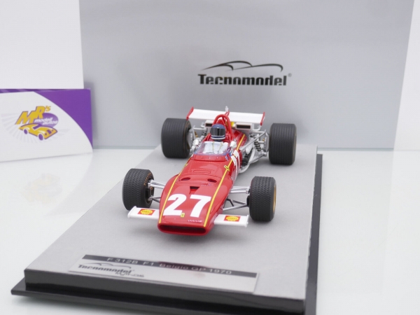 Tecnomodel TM18-64C # Ferrari 312B Nr.27 F1 Belgien GP 1970 " Jacky Ickx " 1:18
