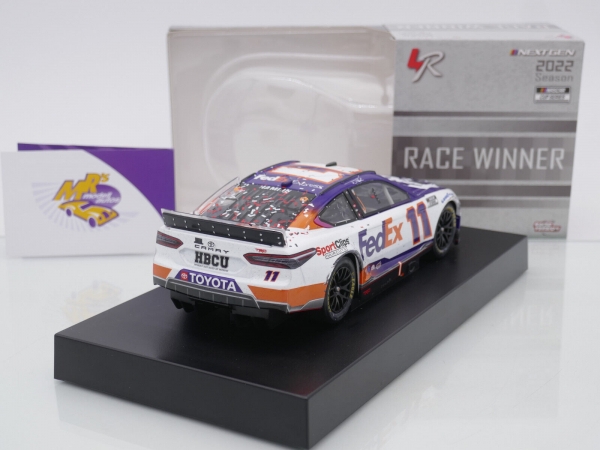 Lionel Racing W112223FEXDHK # Toyota Camry NASCAR 2022 " Denny Hamlin - FedEx Express Richmond Race Winner " 1:24