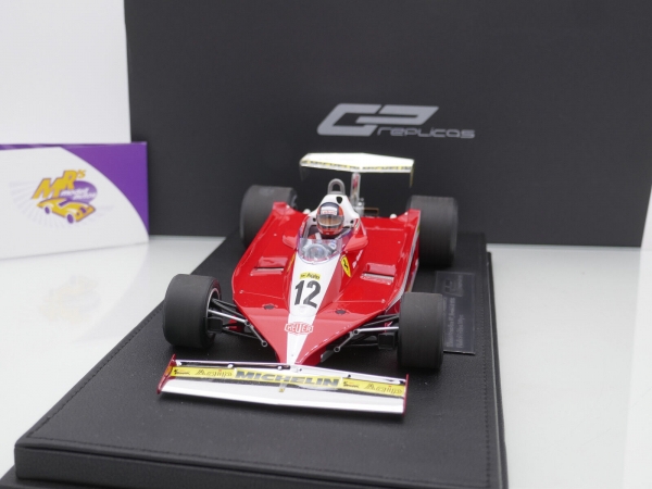 Mrs Modellautos - GP Replicas GP37BWD # Ferrari 312 T3 Nr.12 F1