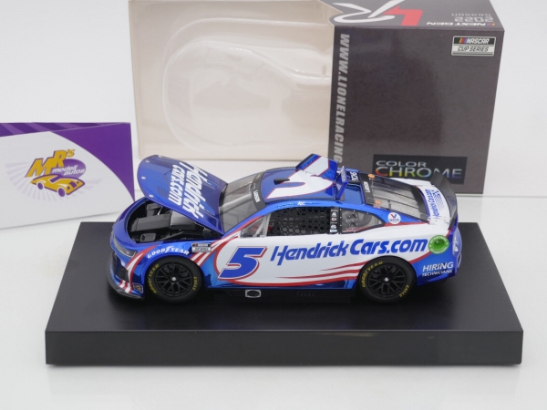 Lionel Racing CX52223HENKLCL # Chevrolet Camaro ZL1 NASCAR 2022 " Kyle Larson - Hendrickcars.com " 1:24 Color Chrome Edition