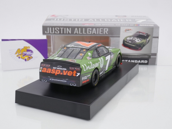 Lionel Racing NX72223UNMAG # Chevrolet Camaro NASCAR Xfinity 2022 " Justin Allgaier - Unilever Military " 1:24