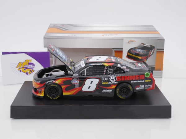 Lionel Racing NX82123JONSM # Chevrolet Camaro NASCAR Xfinity 2021 " Sam Mayer - John 5 Sinner Album " 1:24